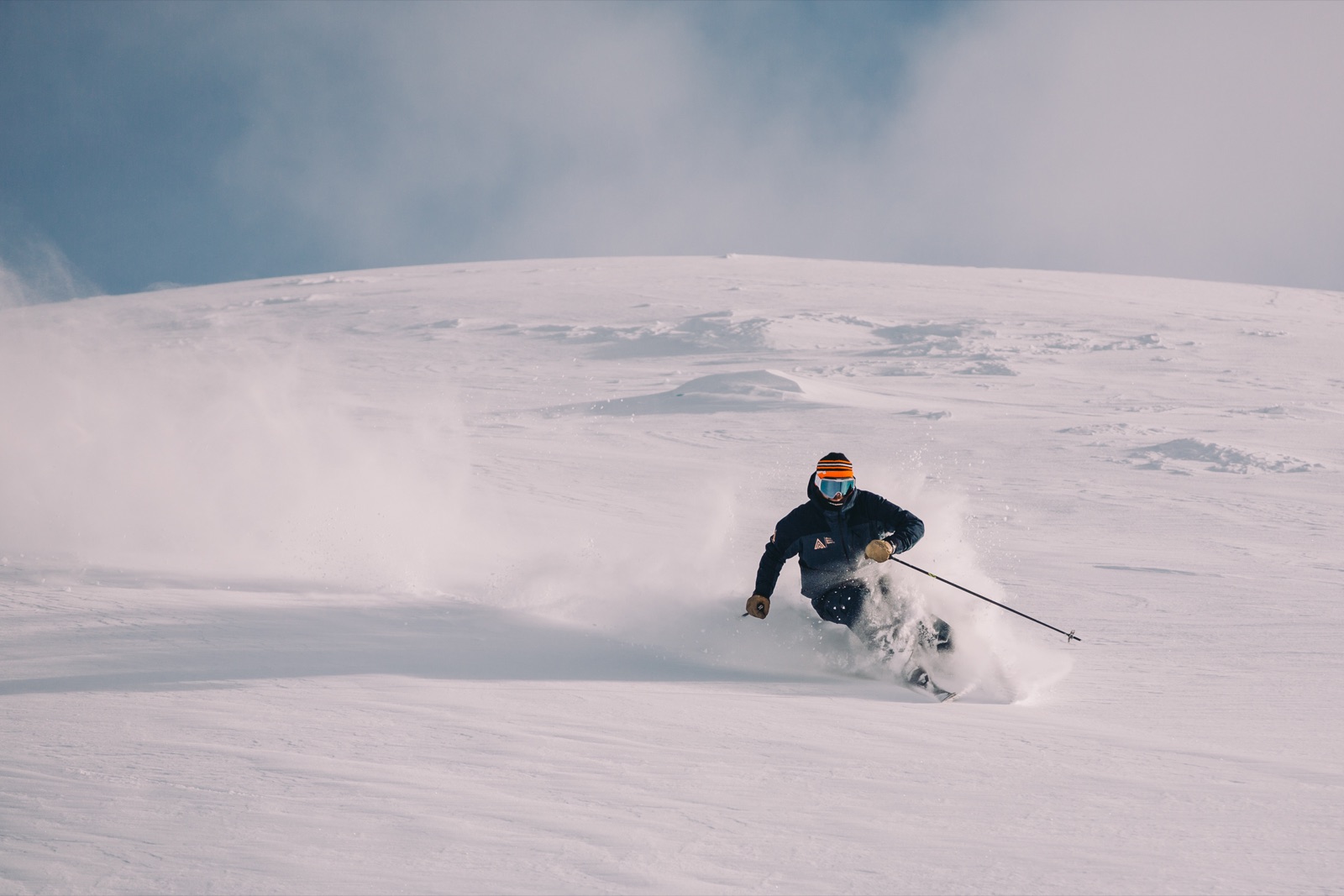 George in deep powder